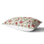 - Rh-Dik-8666-Gorsel2 - Realhomes Beyaz Zemin Üzerinde Çiçek Desenli Dijital Baskılı Modern Dikdörtgen Yastık Kırlent Kılıfı Realhomes