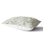 - Rh-Dik-8678-Gorsel2 - Realhomes Rengarenk Zemin Üzerinde Yeşil Yapraklı Çiçek Desenli Modern Dikdörtgen Yastık Kırlent Kılıfı Realhomes