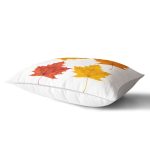 - Rh-Dik-8693-Gorsel2 - Realhomes Beyaz Zeminli Sonbahar Yaprak Desenli Dijital Baskılı Modern Dikdörtgen Yastık Kırlent Kılıfı Realhomes