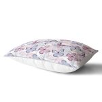 - Rh-Dik-8695-Gorsel2 - Realhomes Beyaz Zeminli Renkli Kelebek Desenli Dijital Baskılı Modern Dikdörtgen Yastık Kırlent Kılıfı Realhomes