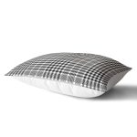 - Rh-Dik-8710-Gorsel2 - Realhomes Beyaz Zeminli Siyah Ekose Desenli Dijital Baskılı Modern Dikdörtgen Yastık Kırlent Kılıfı Realhomes