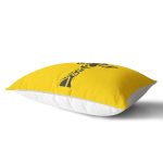 Renkli Zemin Üzerinde Onedraw Çizimli Zurafa Silüeti Dikdörtgen Yastık Kırlent Kılıfı Realhomes