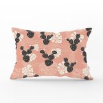 - Rh-Dik-8859-Gorsel1 - Realhomes Renkli Zemin Üzerinde Yaprak Desenli Dijital Baskılı Modern Dikdörtgen Yastık Kırlent Kılıfı Realhomes