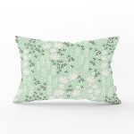 - Rh-Dik-8868-Gorsel1 - Realhomes  Rengarenk Zemin Üzerinde Siyah Beyaz Çiçek Desenli Modern Dikdörtgen Yastık Kırlent Kılıfı Realhomes