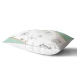 Renkli Geometrik Desenli Mermer Motifli Dijital Baskılı Modern Dikdörtgen Kırlent Kılıfı Realhomes