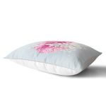 Rengarenk Zeminli Ortanca Çiçek Desenli Dijital Baskılı Modern Dikdörtgen Yastık Kırlent Kılıfı Realhomes