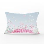 - Rh-Dik-8927-Gorsel1 - Realhomes Pastel Zeminli Rengarenk Ortanca Çiçek Dijital Baskılı Modern Dikdörtgen Yastık Kırlent Kılıfı Realhomes