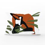 Realhomes Özel Tasarım Dijital Baskılı Modern Dikdörtgen Yastık Kırlent Kılıfı Realhomes