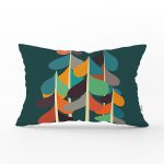 Realhomes Özel Tasarım Dijital Baskılı Modern Dikdörtgen Yastık Kırlent Kılıfı Realhomes