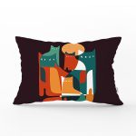 Realhomes Özel Tasarım Dijital Baskılı Modern Dikdörtgen Yastık Kırlent Kılıfı Realhomes