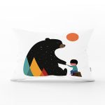 Realhomes Özel Tasarım Dijital Baskılı Modern Dikdörtgen Yastık Kırlent Kılıfı Realhomes