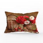 RealHomes Özel Tasarım Dijital Baskılı Modern Dikdörtgen Yastık Kırlent Kılıfı Realhomes