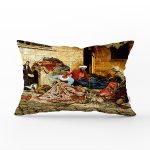 RealHomes Özel Tasarım Dijital Baskılı Modern Dikdörtgen Yastık Kırlent Kılıfı Realhomes