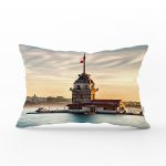 RealHomes Özel Tasarım Dijital Baskılı Modern Dikdörtgen Yastık Kırlent Kılıfı Realhomes