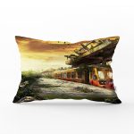 RealHomes Özel Tasarım Dijital Baskılı Modern Dikdörtgen Yastık Kırlent Kılıfı Realhomes