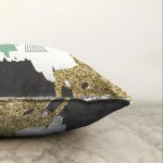 - Sonil-K-7003-Gorsel3 - Realhomes  Kafes Ve Kuş Motifli Gold Modern Motifler Raşel Kadife Yastık Kırlent Kılıfı Realhomes