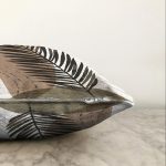 - Sonil-K-7029-Gorsel3 - Realhomes  Beyaz Zemin Minimal Yaprak Desenli Dijital Baskılı Modern Raşel Kadife Yastık Kırlent Kılıfı Realhomes