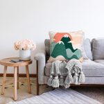 - Sonil-K-7032-Gorsel2 - Realhomes  Renkli Dağ Desenli Dijital Baskılı Modern Raşel Kadife Yastık Kırlent Kılıfı Realhomes