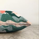 - Sonil-K-7032-Gorsel3 - Realhomes  Renkli Dağ Desenli Dijital Baskılı Modern Raşel Kadife Yastık Kırlent Kılıfı Realhomes