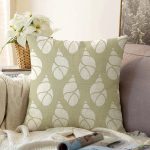 - Sonil-K-7037-Gorsel1 - Realhomes  Vizon Zeminde Deniz Salyangozu Motifli Dijital Baskılı Modern Raşel Kadife Yastık Kılıfı Realhomes