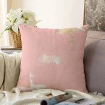 - Sonil-K-7043-Gorsel1 - Realhomes Pudra Zeminde Gold Ve Beyaz Detaylı Dijital Baskılı Modern Raşel Kadife Yastık Kırlent Kılıfı Realhomes