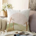 - Sonil-K-7047-Gorsel1 - Realhomes  Realhomes Natura Boho Doğa Tasarımlı Dijital Baskılı Modern Raşel Kadife Yastık Kırlent Kılıfı Realhomes