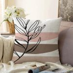 - Sonil-K-7055-Gorsel1 - Realhomes Onedraw Motifli Çiçek Dijital Baskılı Modern Raşel Kadife Yastık Kırlent Kılıfı Realhomes