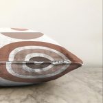 Geometrik Çizimli Soyut Renkler Dijital Baskılı Modern Raşel Kadife Yastık Kırlent Kılıfı Realhomes