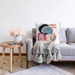 - Sonil-K-7060-Gorsel2 - Realhomes  Estetik Tasarımlı Geometrik Şekiller Dijital Baskılı Modern Raşel Kadife Yastık Kırlent Kılıfı Realhomes