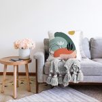 - Sonil-K-7061-Gorsel2 - Realhomes  Estetik Tasarımlı Geometrik Şekiller Dijital Baskılı Modern Raşel Kadife Yastık Kırlent Kılıfı Realhomes