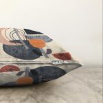 Modern Tasarımlı Bohem Çizimli Dijital Baskılı Modern Raşel Kadife Yastık Kırlent Kılıfı Realhomes