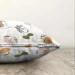 - Sonil-K-7087-Gorsel3 - Realhomes  Beyaz Zemınde Bayan Desenli Dijital Baskılı Modern Raşel Kadife Yastık Kırlent Kılıfı Realhomes