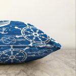 - Sonil-K-7110-Gorsel3 - Realhomes Mavi Beyaz Zeminli Deniz Yıldızı Desenli Dijital Baskılı Modern Raşel Kadife Yastık Kılıfı Realhomes
