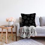 Renkli Zeminli Puantiye Desenli Dijital Baskılı Modern Raşel Kadife Yastık Kırlent Kılıfı Realhomes