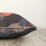 - Sonil-K-7291-Gorsel3 - Realhomes  Siyah Zemin Üzerinde Rengarenk Çiçek Desenli Raşel Kadife Yastık Kırlent Kılıfı Realhomes