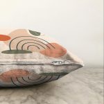 - Sonil-K-7335-Gorsel3 - Realhomes  Soft Renkli Onedraw Çizimli Dijital Baskılı Modern Raşel Kadife Yastık Kırlent Kılıfı Realhomes