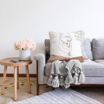 - Sonil-K-7349-Gorsel2 - Realhomes Beyaz Zemin Üzerinde Bayan Silüeti Dijital Baskılı Modern Raşel Kadife Yastık Kırlent Kılıfı Realhomes