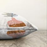 - Sonil-K-7361-Gorsel3 - Realhomes  Pastel Renkli Zeminli Onedraw Çizimli Dijital Baskılı Modern Raşel Kadife Yastık Kırlent Kılıfı Realhomes