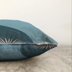 Renkli Zeminde Onedraw Çizimli Gokyuzu Temalı Dijital Baskılı Modern Raşel Kadife Yastık Kılıfı Realhomes