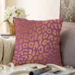 - Sonil-K-7454-Gorsel1 - Realhomes  Renkli Zeminde Parlak Gorunumlu Çizim Dijital Baskılı Modern Raşel Kadife Yastık Kırlent Kılıfı Realhomes