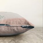 - Sonil-K-7486-Gorsel3 - Realhomes  Soft Renkli Yaprak Desenli Dijital Baskılı Modern Raşel Kadife Yastık Kırlent Kılıfı Realhomes