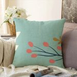 - Sonil-K-7536-Gorsel1 - Realhomes  Rengarenk Zeminli Rengarenk Çiçek Desenli Dijital Baskılı Modern Raşel Kadife Yastık Kırlent Kılıfı Realhomes