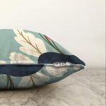 Rengarenk Zeminli Rengarenk Çiçek Desenli Dijital Baskılı Modern Raşel Kadife Yastık Kırlent Kılıfı Realhomes