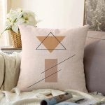- Sonil-K-7578-Gorsel1 - Realhomes Pastel Renkli Onedraw Çizimli Geometrik Desenli Modern Raşel Kadife Yastık Kırlent Kılıfı Realhomes