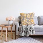 - Sonil-K-7622-Gorsel2 - Realhomes  Gri Zeminli Renkli Geometrik Desenli Dijital Baskılı Modern Raşel Kadife Yastık Kırlent Kılıfı Realhomes