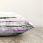 - Sonil-K-7753-Gorsel3 - Realhomes  Beyaz Zeminli Renkli Soyut Çizim Dijital Baskılı Modern Raşel Kadife Yastık Kırlent Kılıfı Realhomes