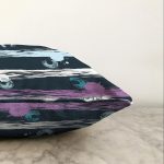 - Sonil-K-7772-Gorsel3 - Realhomes Siyah Zemin Üzerinde Modern Çizgili Renkli Puantiyeli Raşel Kadife Yastık Kırlent Kılıfı Realhomes