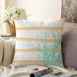 - Sonil-K-7821-Gorsel1 - Realhomes Beyaz Zeminli Renkli Modern Çizgili Dijital Baskılı Modern Raşel Kadife Yastık Kırlent Kılıfı Realhomes