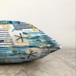 - Sonil-K-7919-Gorsel3 - Realhomes  Beyaz Zemin Üzerinde Renkli Deniz Motifli Raşel Kadife Yastık Kırlent Kılıfı Realhomes