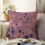 - Sonil-K-7952-Gorsel1 - Realhomes Renkli Zeminli Kartanesi Desenli Dijital Baskılı Modern Raşel Kadife Yastık Kırlent Kılıfı Realhomes